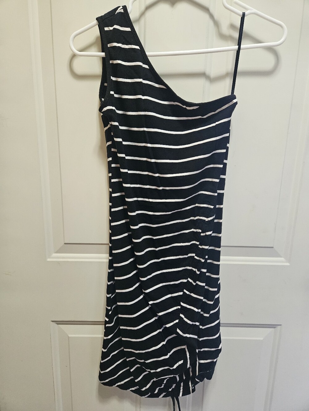 Shein One Shoulder Striped Dress